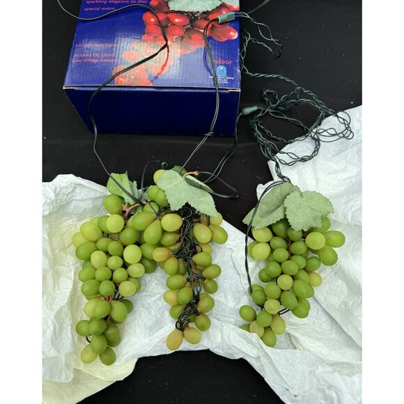 GKI Bethlehem Lighting Green Triple Grape Cluster Lights Original Box *No Plug - Picture 6 of 7
